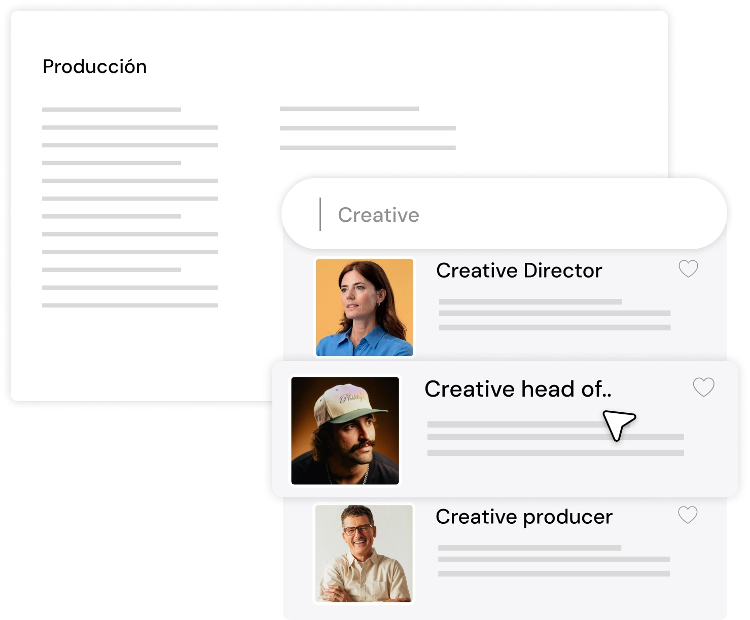 Direct talent assignment from production in PLAY /Platform