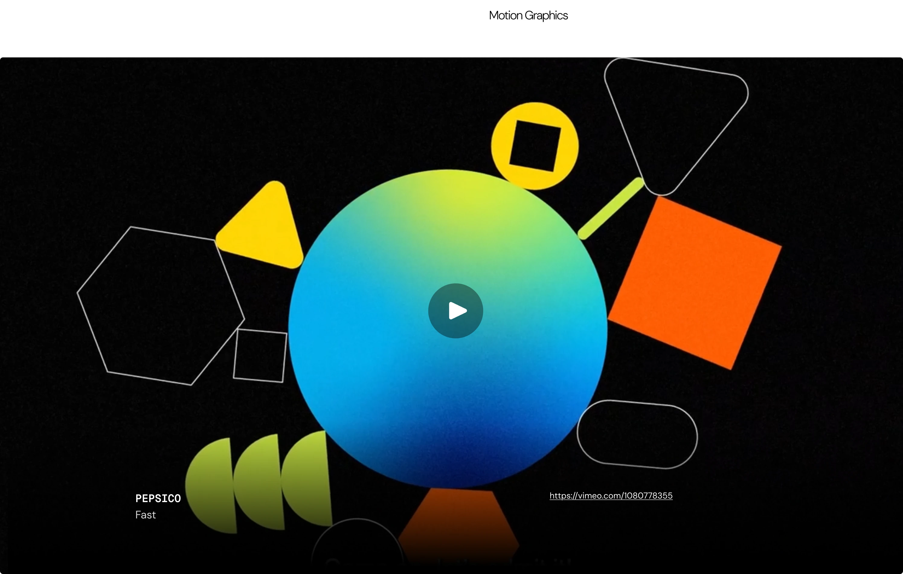 Motion Graphics