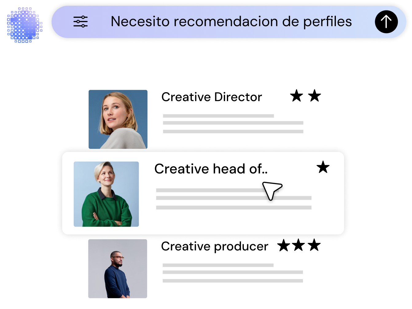 Validated talent network with AI recommendations in PLAY /Platform