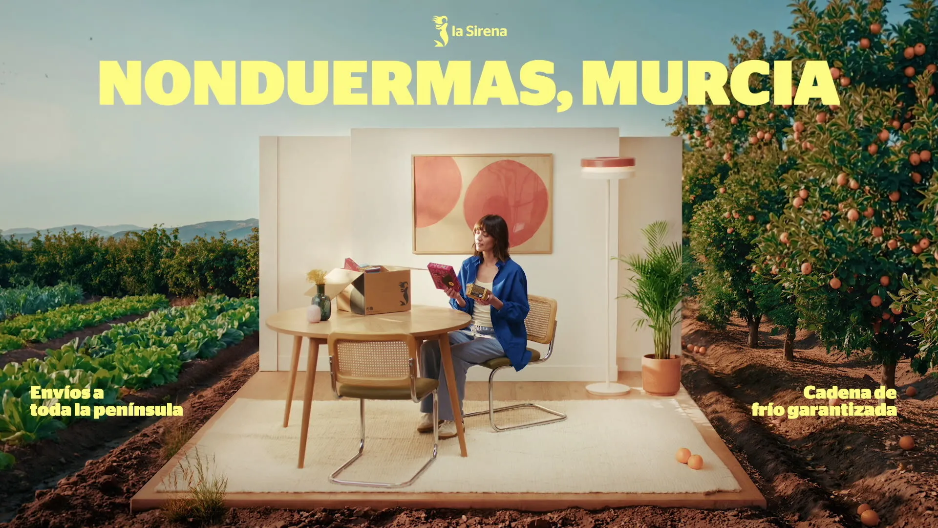 Carrusel de casos destacados: La Sirena «Nonduermas, Murcia», un rodaje que combina paisajes generados con inteligencia artificial y rodaje tradicional en set.